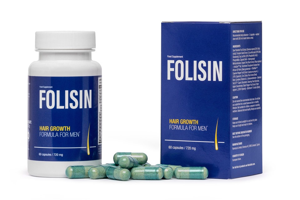 Folisin – Natural Hair Growth & Support testosterone levels
