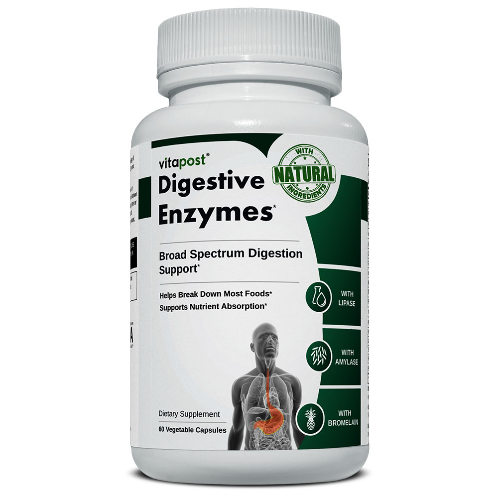 VitaPost Digestive Enzymes-Everyday Digestive Support