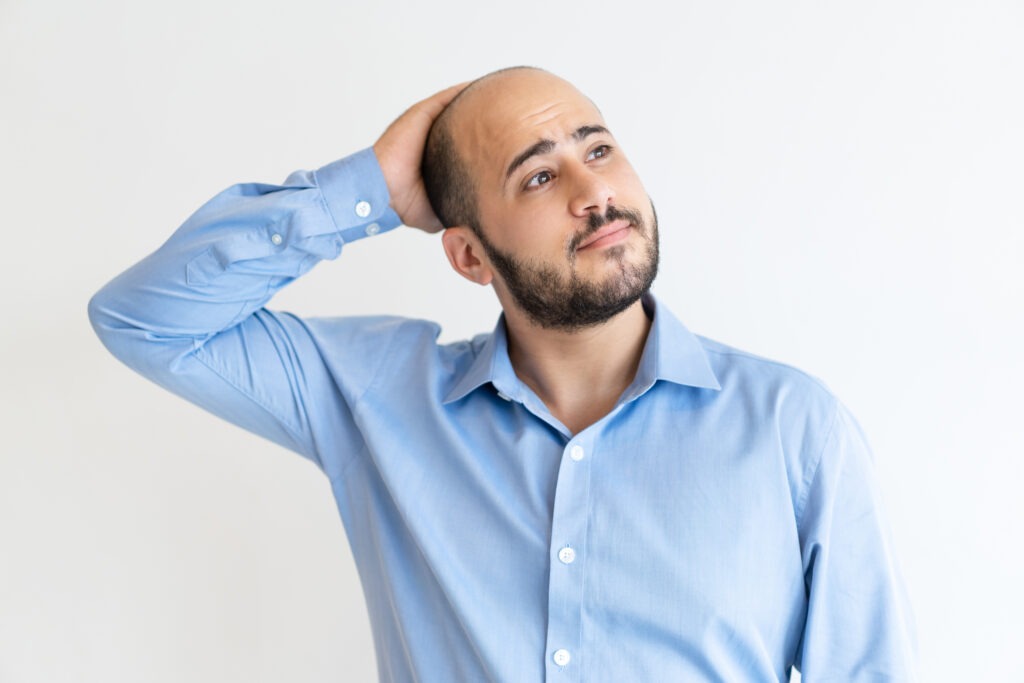 Many causes of hair loss in men are mainly genes